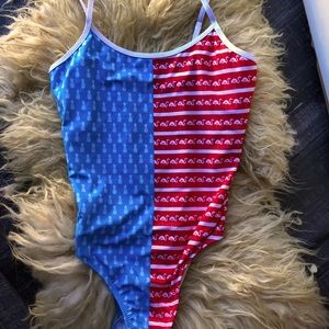 Chubbies large one piece bathing suit